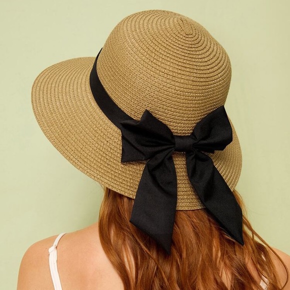 SHEIN Accessories - 🐼 3/$25 🐼 bow decor straw hat